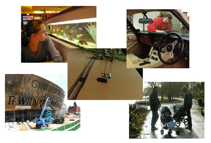 Cardiff Photographer Editorial Montage